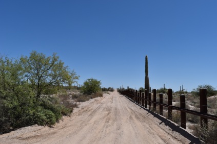 US-Mexico Border at Organ Pipe Cactus National Monument